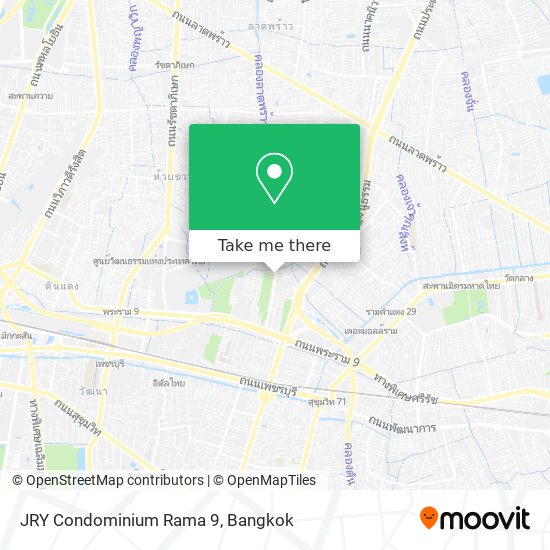 JRY Condominium Rama 9 map