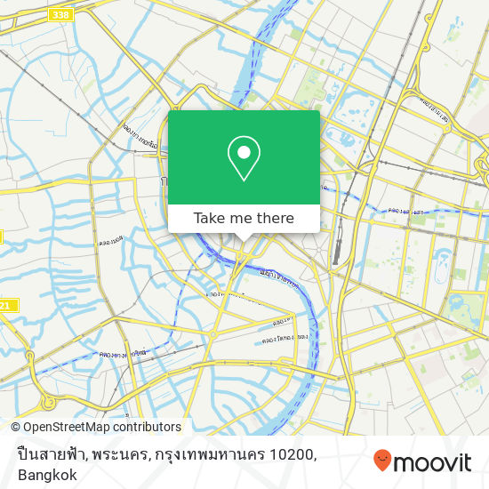 ปืนสายฟ้า, พระนคร, กรุงเทพมหานคร 10200 map