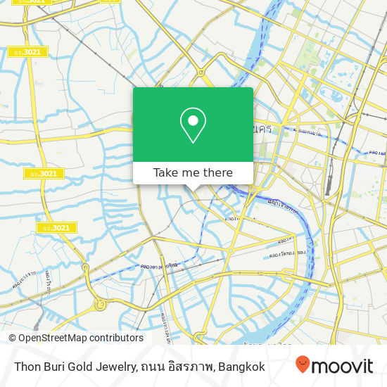 Thon Buri Gold Jewelry, ถนน อิสรภาพ map