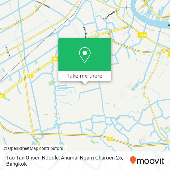 Tao Tan Onsen Noodle, Anamai Ngam Charoen 25 map