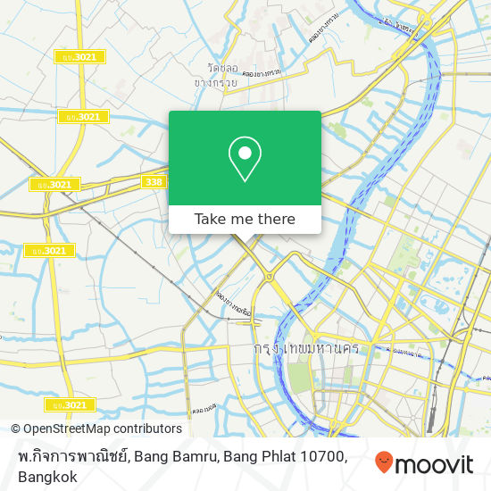 พ.กิจการพาณิชย์, Bang Bamru, Bang Phlat 10700 map