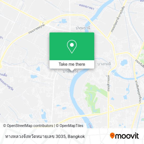 ทางหลวงจังหวัดหมายเลข 3035 map
