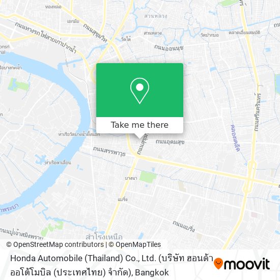 Honda Automobile (Thailand) Co., Ltd. (บริษัท ฮอนด้า ออโต้โมบิล (ประเทศไทย) จำกัด) map