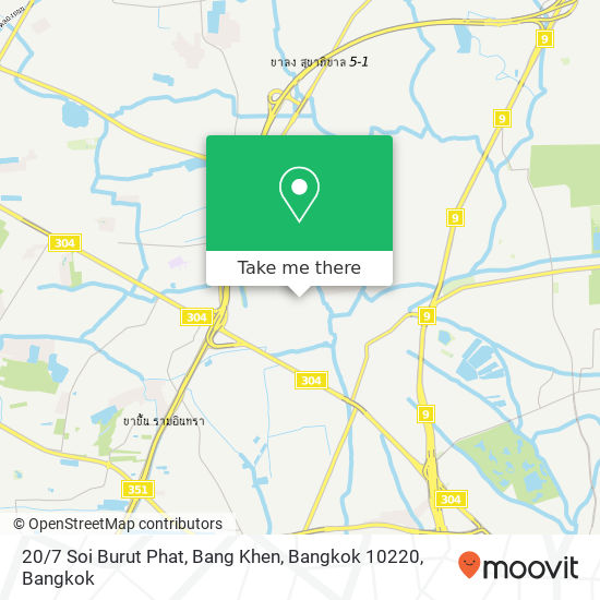 20 / 7 Soi Burut Phat, Bang Khen, Bangkok 10220 map