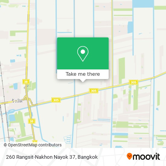 260 Rangsit-Nakhon Nayok 37 map