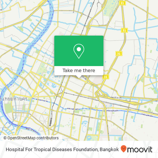 Hospital For Tropical Diseases Foundation map