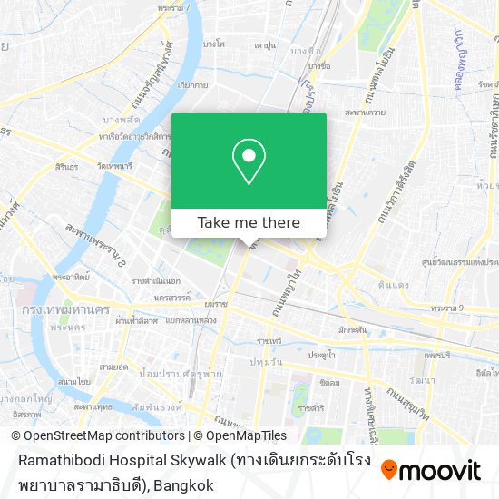 Ramathibodi Hospital Skywalk (ทางเดินยกระดับโรงพยาบาลรามาธิบดี) map