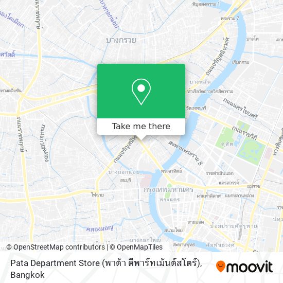 Pata Department Store (พาต้า ดีพาร์ทเม้นต์สโตร์) map