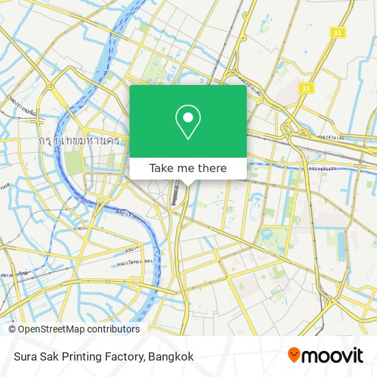 Sura Sak Printing Factory map