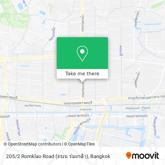 205 / 2 Romklao Road (ถนน ร่มเกล้า) map