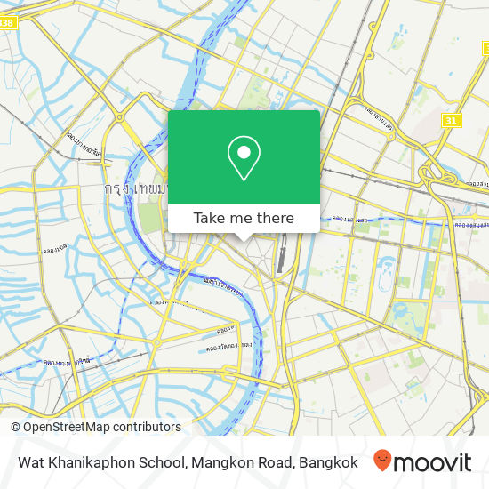 Wat Khanikaphon School, Mangkon Road map