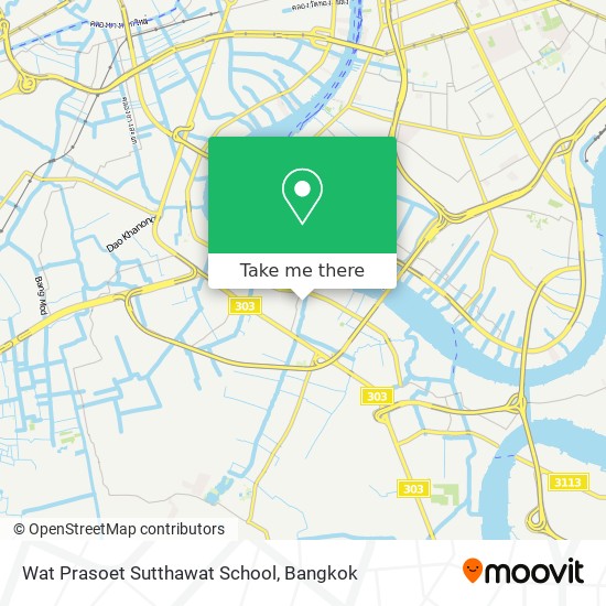 Wat Prasoet Sutthawat School map