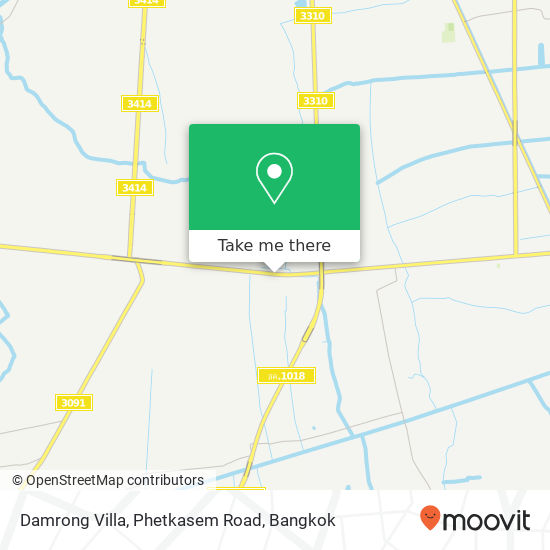 Damrong Villa, Phetkasem Road map