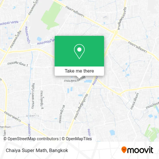 Chaiya Super Math map