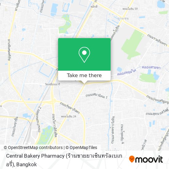 Central Bakery Pharmacy (ร้านขายยาเซ็นทรัลเบเกอรี่) map