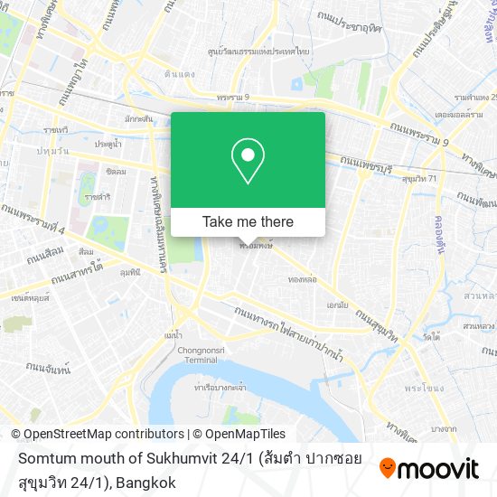 Somtum mouth of Sukhumvit 24 / 1 (ส้มตำ ปากซอยสุขุมวิท 24 / 1) map