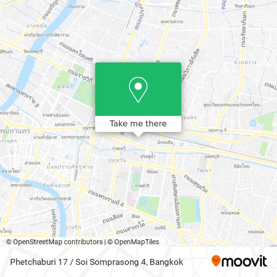 Phetchaburi 17 / Soi Somprasong 4 map