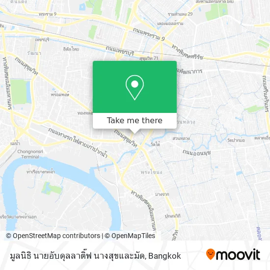 มูลนิธิ นายอับดุลลาติ๊ฟ นางสุขและมัด map