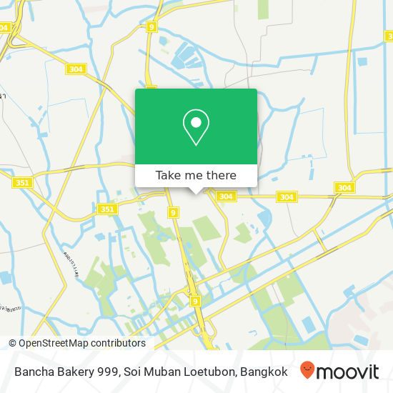 Bancha Bakery 999, Soi Muban Loetubon map