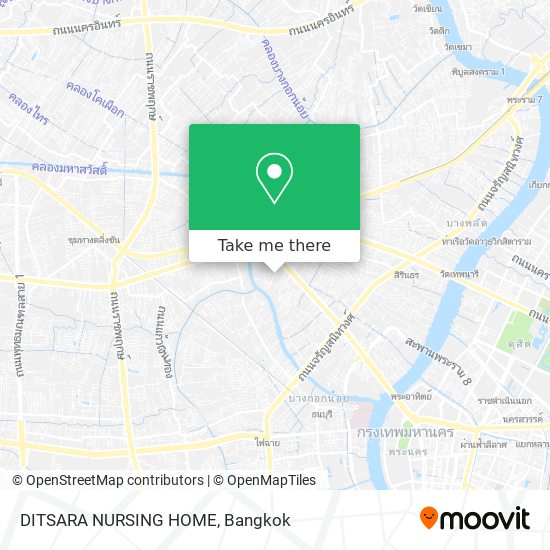 DITSARA NURSING HOME map