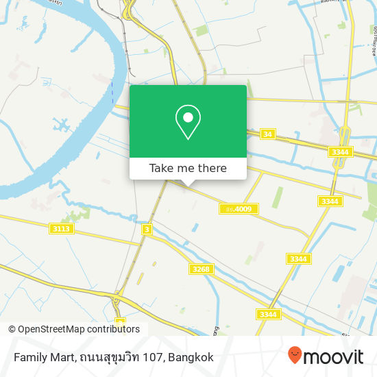 Family Mart, ถนนสุขุมวิท 107 map