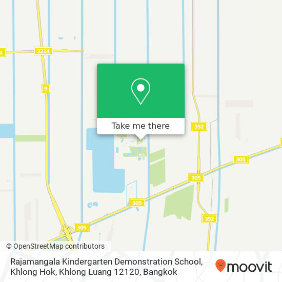 Rajamangala Kindergarten Demonstration School, Khlong Hok, Khlong Luang 12120 map