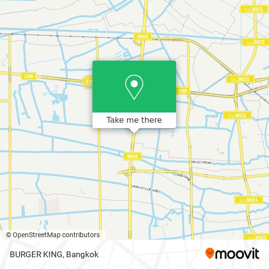 BURGER KING map