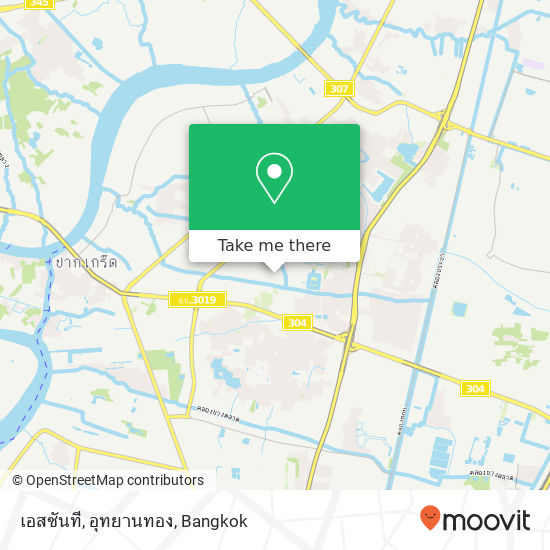 เอสซันที, อุทยานทอง map