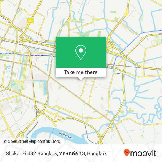 Shakariki 432 Bangkok, ทองหล่อ 13 map