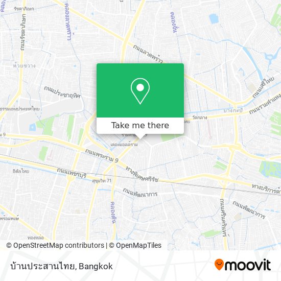 บ้านประสานไทย map