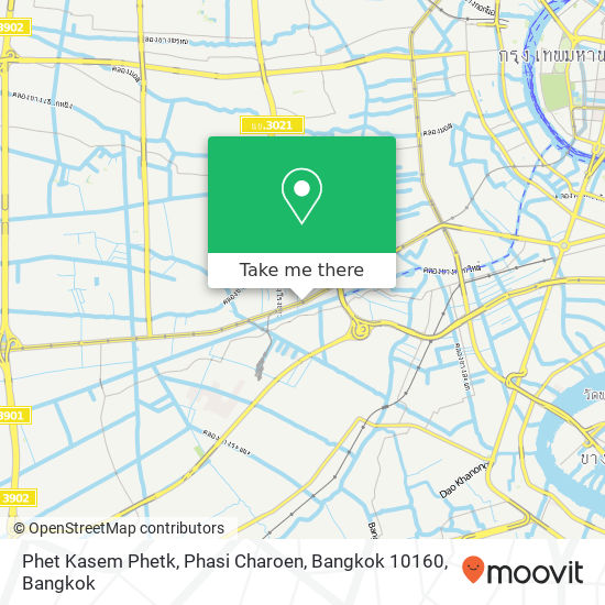Phet Kasem Phetk, Phasi Charoen, Bangkok 10160 map