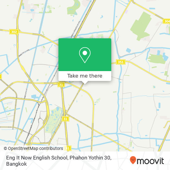 Eng It Now English School, Phahon Yothin 30 map