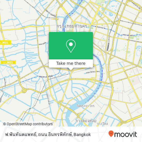 ฟ.ฟันทันตแพทย์, ถนน อินทรพิทักษ์ map