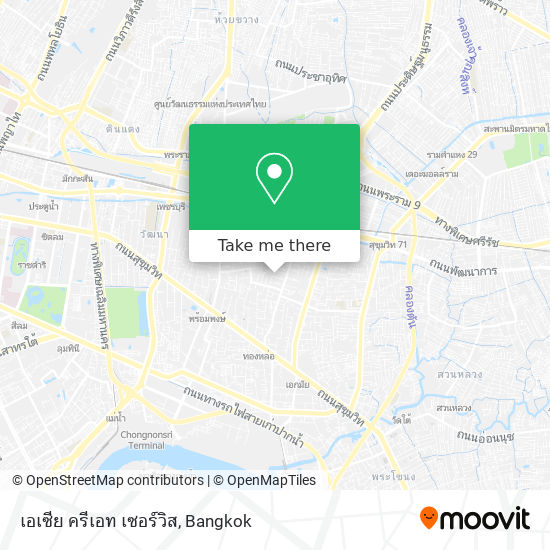 เอเซีย ครีเอท เซอร์วิส map