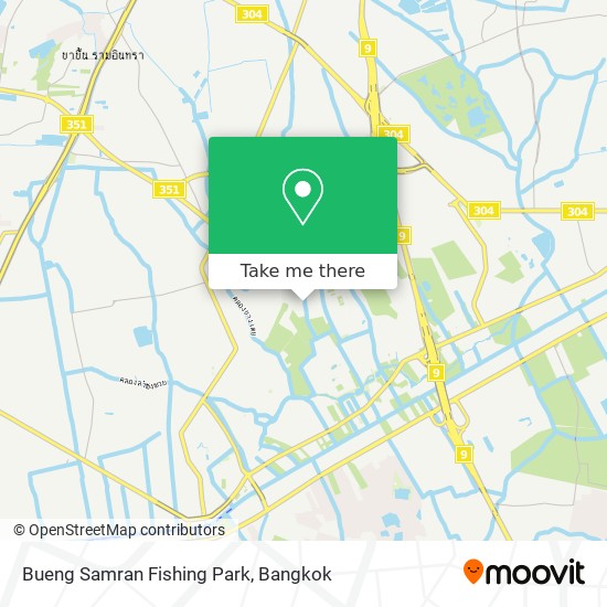 Bueng Samran Fishing Park map