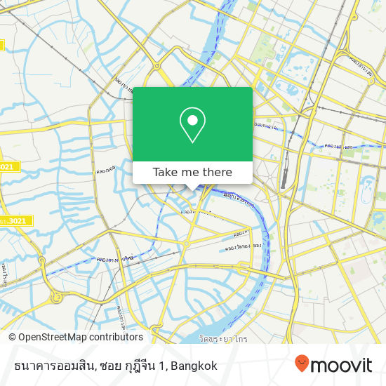 ธนาคารออมสิน, ซอย กุฎีจีน 1 map