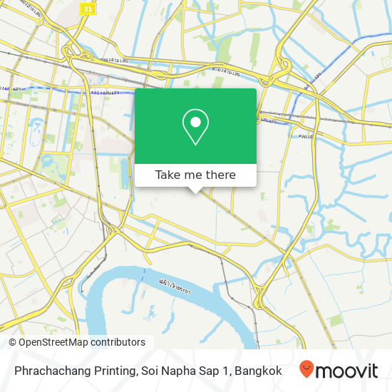 Phrachachang Printing, Soi Napha Sap 1 map