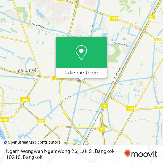 Ngam Wongwan Ngamwong 26, Lak Si, Bangkok 10210 map