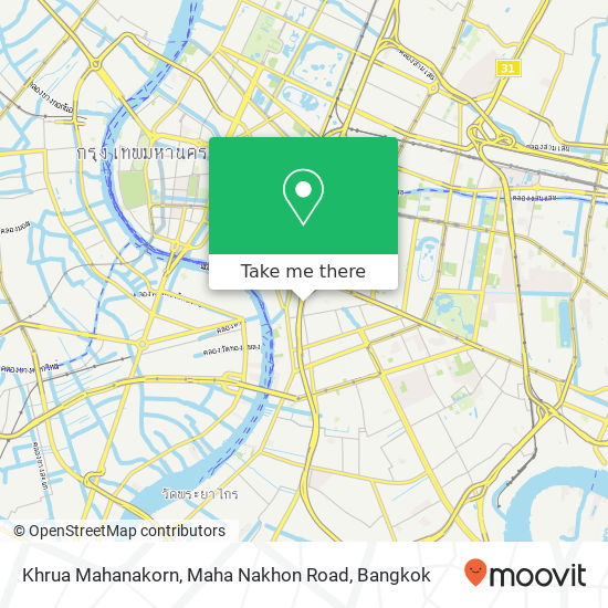 Khrua Mahanakorn, Maha Nakhon Road map