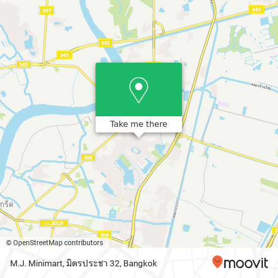 M.J. Minimart, มิตรประชา 32 map