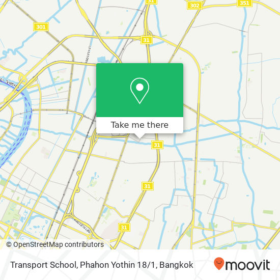 Transport School, Phahon Yothin 18 / 1 map