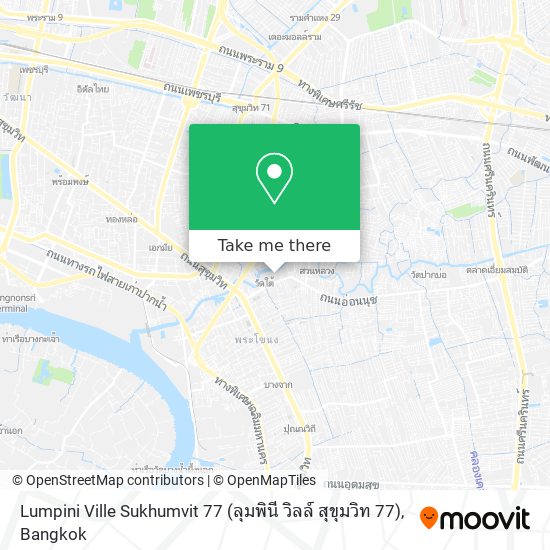 Lumpini Ville Sukhumvit 77 (ลุมพินี วิลล์ สุขุมวิท 77) map
