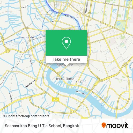 Sasnasuksa Bang U-Tis School map