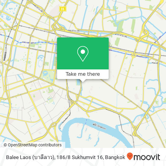 Balee Laos (บาลีลาว), 186 / 8 Sukhumvit 16 map