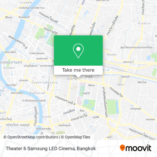 Theater 6 Samsung LED Cinema map