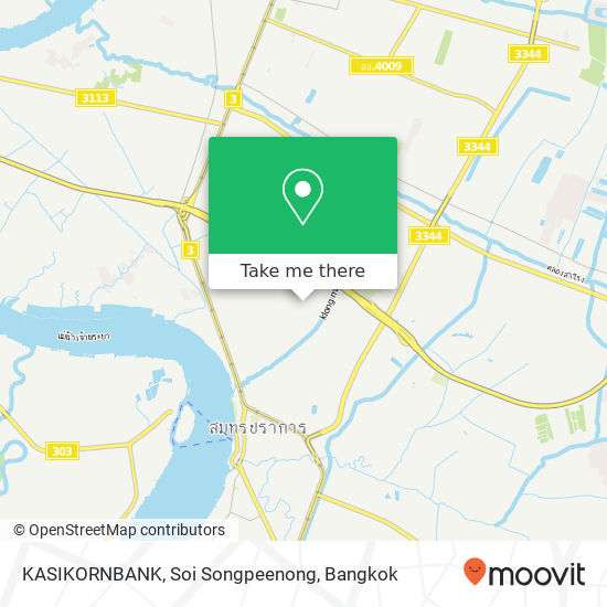 KASIKORNBANK, Soi Songpeenong map