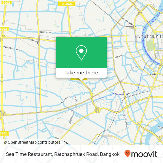 Sea Time Restaurant, Ratchaphruek Road map