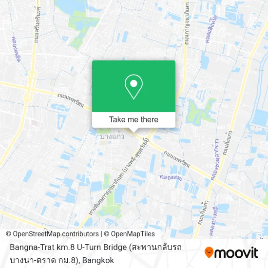 Bangna-Trat km.8 U-Turn Bridge (สะพานกลับรถบางนา-ตราด กม.8) map