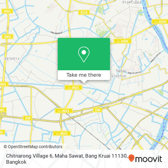 Chitnarong Village 6, Maha Sawat, Bang Kruai 11130 map