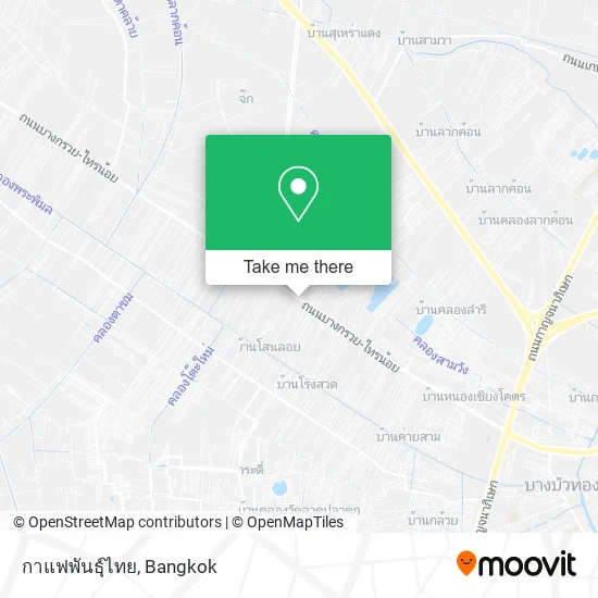 กาแฟพันธุ์ไทย map